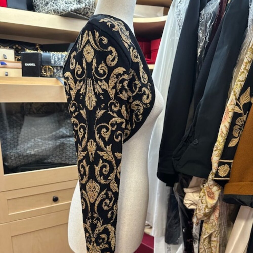 Moschino Couture Printed Bolero w/ Tags Size Small